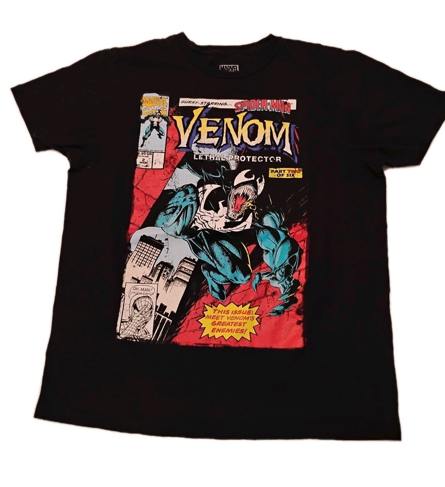 Marvel Venom Lethal Protector Spider-Man Returns Graphic Medium T-Shirt