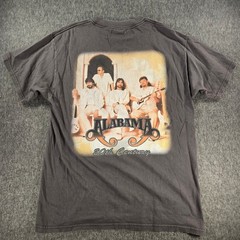 Vintage Alabama 1999 Tour T-Shirt Mens Large Gray Band Concert Tee 90s
