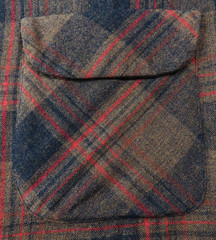 VTG Pendleton Board Shirt Men Pure Wool Brown Brick Ombre Collar Loop Medium EUC
