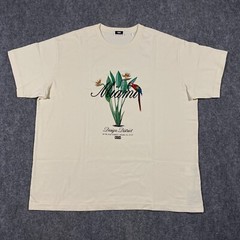 Kith Miami Design District Exclusive Macaw Tee Shirt Adult XXL Sandrift Beige