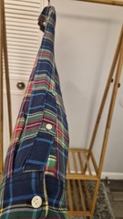 The Nutter by Chubbies Pullover Flannel Shirt Men’s L Plaid Half Button