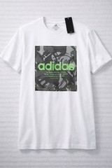 Adidas Amplifier Tee Men’s XL White Graphic Logo T-Shirt Short Sleeve NWT