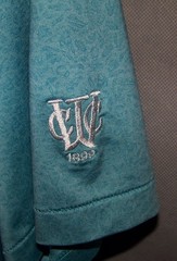 PETER MILLAR SUMMER COMFORT Polyester Spandex Golf Polo Shirt M Turquoise Blue