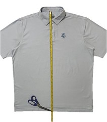 Straight Down Performance Cypress Point Club Blue Men’s Golf Polo Shirt Size XXL