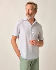 johnnie-O Short Sleeve Hangin’ Out Knit Button Down Shirt – Spielman MC-7821606