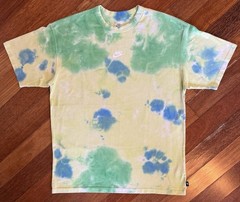 Nike Max 90 Tie Dye Heavy Duty Neon Green Blue T-Shirt Mens M DD2720-101
