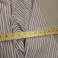 Ralph Lauren Shirt Mens 16.5 Long Sleeve Lightweight Button Front Stripes