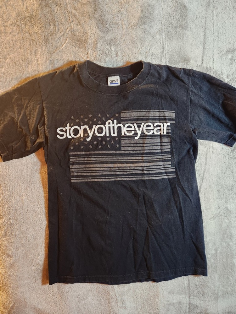 Story of the Year Black Flag Shirt Small