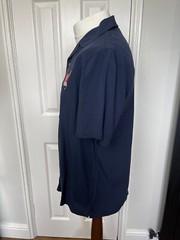 PERCIVAL Men’s Size Medium Navy Blue Dodge Short Sleeve Shirt BNWT