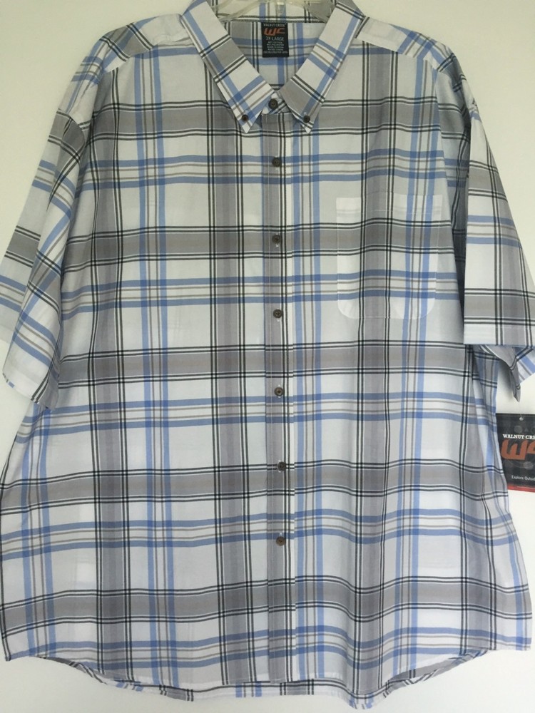 3X Front B & T Short Sleeve 2 Lot Walnut CreeK White Blue Green Gray Black NWT