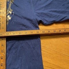 Three Six Mob Reflection Roadblock Shirt Sz L Blue Embellished Graphic Tee