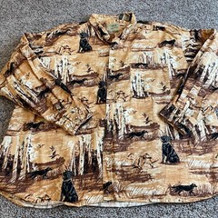 Field Tested by Outdoor Life Button Down Shirt Mens 3XL Brown Outdoor hunting