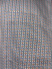 Johnston Murphy Performance Pattern Shirt XL Long Sleeve Flip Cuff Button Down