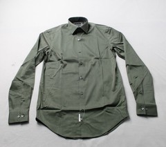 Van Heusen Men’s Flex Collar Slim Button Up Dress Shirt NN7 Thyme Green XS NWT