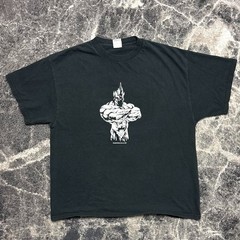 Y2K Vintage Shirt Mens XL Wicked Jester 2000s Skate Surf Grunge Skeleton Black