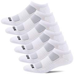 Women’s Athletic Cushioned Low Cut Socks Size 6-9 White 6 Pairs