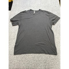 Alternative Apparel Style 5050BP Basic Crew Neck T Shirt Charcoal Grey L NWOT