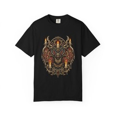 Baroque Candle Bat Graphic Tee
