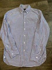 J Crew Plaid long sleeve button down size Small