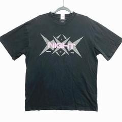 NL25h Night T-Shirt Mens Large Black Pink Made In The Graphic Pacsun