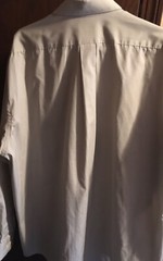 Men’s Van Heusen Long Sleeve Button-Front Gray Shirt 17 34/35-pre owned