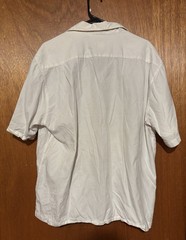 Quick Silver Men’s Silver Edition Short Slv Shirt Sz L Vintage Palm Tree Motif