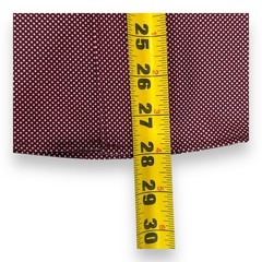 CON.STRUCT Construct Button Up Shirt Slim Fit Stretch Pattern Mens Size M Red