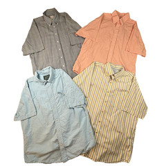 MIXED LOT OF 4 Men’s L Brooks Brothers/LL Bean/Woolrich SS Button Downs SEE DESC