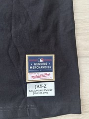 Mitchell & Ness x Jay-Z30 Reasonable Doubt Tee New York Yankees Jay-Z Large NWT