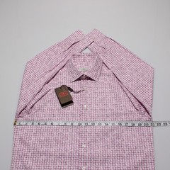 Etro NWT Dress Shirt Size 39 (M US) in Pink & White Paisley Print Cotton Blend