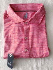 NWT MEDIUM Johnnie-O Featherweight Huronn Polo MSRP $98
