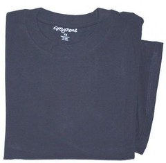 T-Shirt Men’s Big Tall GREYSTONE Short Sleeve Tee Shirt Plain Heavyweight 14XL