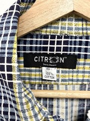 Vintage Citron of Santa Monica Men’s Plaid Patterned Cotton Button Up Shirt S