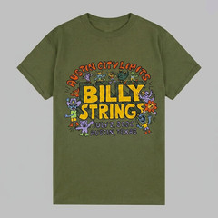 Billy String$ Austin Texas 2026 Night 1 Green T-Shirt Unisex All Sizes CB1350