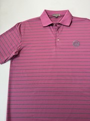 Peter Millar Summer Comfort Polo Shirt Mens Medium Olympia Fields Country Club