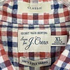 J Crew Classic Mens Secret Wash Shirting 2 Ply Yarns Long Sleeve Button Shirt Si