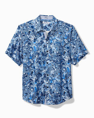 NWT Tommy Bahama Men’s Island Mixer Silk Camp Shirt Large L