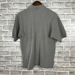 Champion Authentic Athletic Basic Heather Gray Polo Shirt Mens Medium Cotton