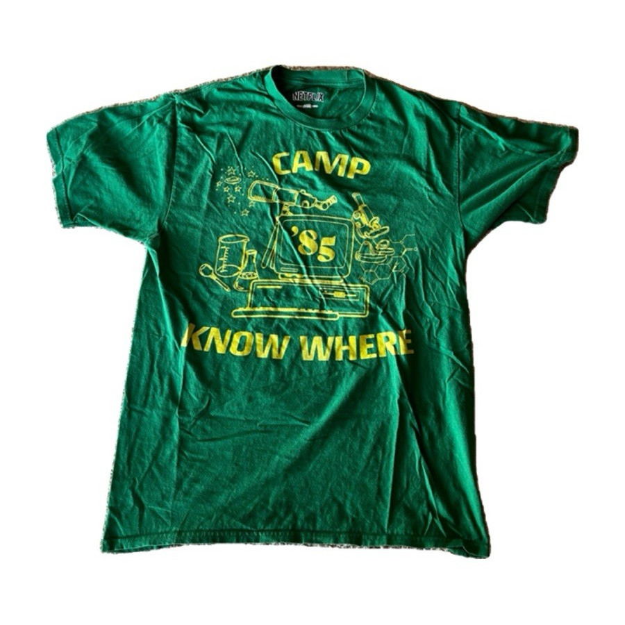 Stranger Things Camp ’85 Know Where Graphic T-Shirt Size M
