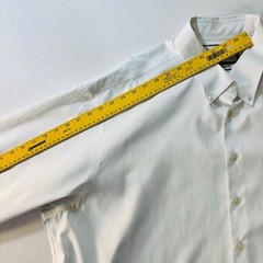 Charles Tyrwhitt White Dress Shirt Mens 20 / 37 Button Up Classic Fit Non Iron