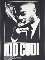 Kid Cudi Interactive Live Performance 2022 Graphic Band Streewear Tee Sz L