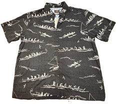 Quiksilver Waterman Collection Button Down Men’s XXL Comfort Fit Caribbean