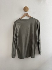 General Admission Green Long Sleeve Shirt Size Large *pinhole*