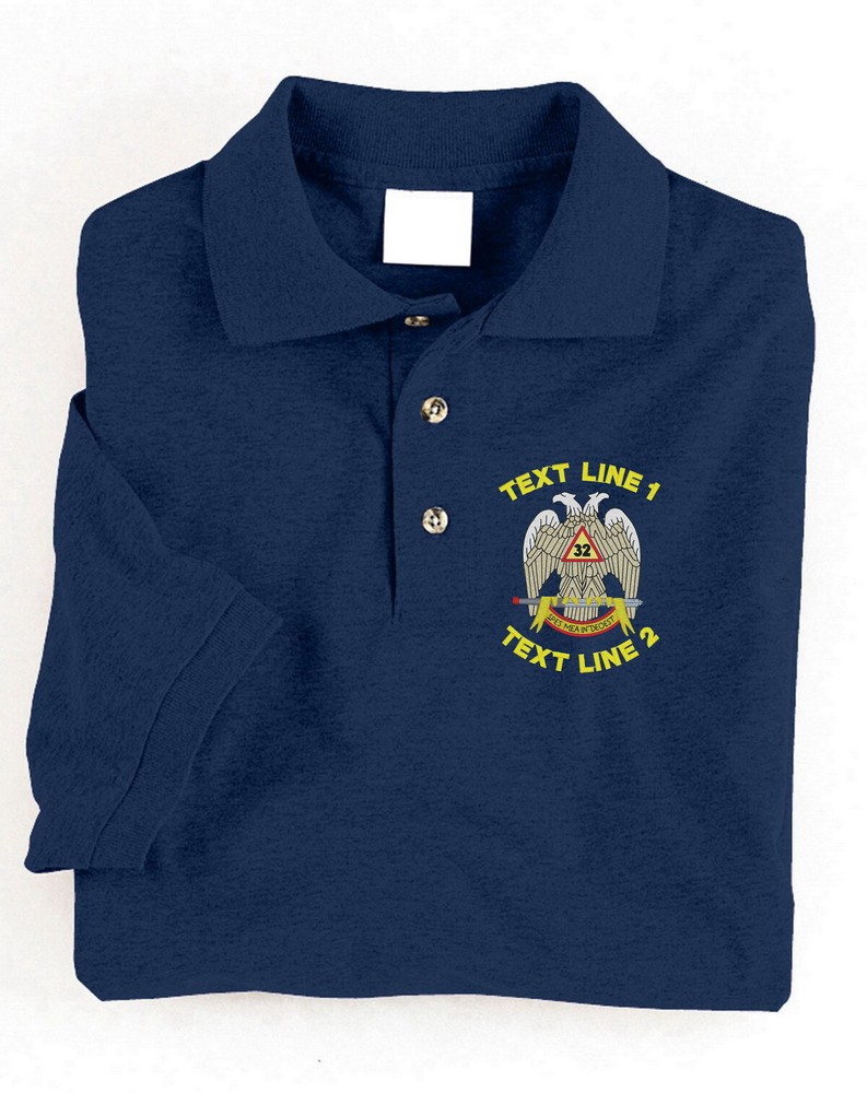 Scottish Rite Polo Embroidered #798-8800