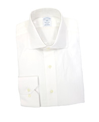 Brooks Brothers Regular Non-Iron All Cotton 15.5-32/33 English Collar White