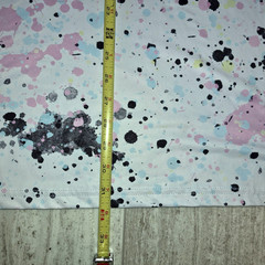 Greater Half Performance Stretch Polo Shirt Mens XL White Paint Splatter Golf