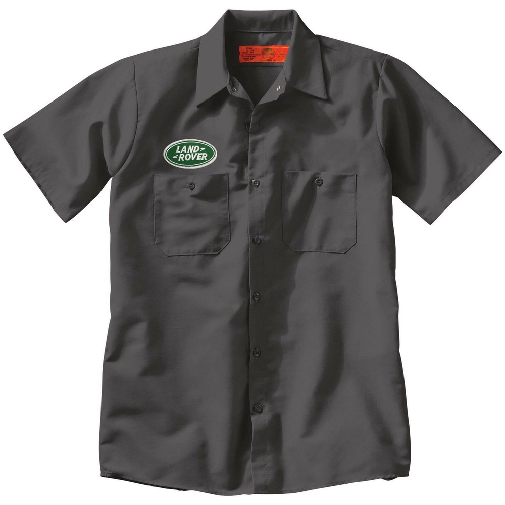 LAND ROVER Embroidered PATCH + Mechanic WORK SHIRT Auto racing petroliana