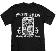Mischief Brew T-Shirt,Boiling breakfast early Indie Rock Punk Gothic Unisex tee