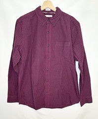Hawker Rye 100% Cotton Red Plaid Button Up Shirt Regular Men’s SIZE LARGE NWOT