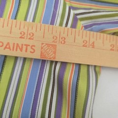 Thomas Dean Striped Flip Cuff Button Down Shirt Large Colorful Preppy Cotton